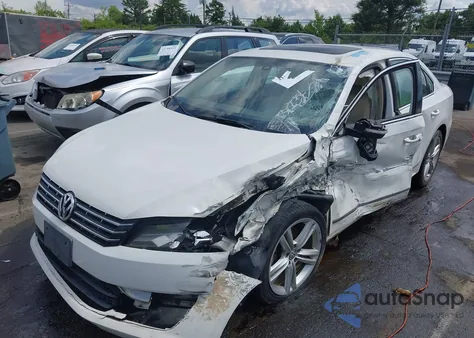 2013 Volkswagen Passat 2.0L Tdi Sel Premium from USA, damaged, VIN 1VWCN7A30DC150479